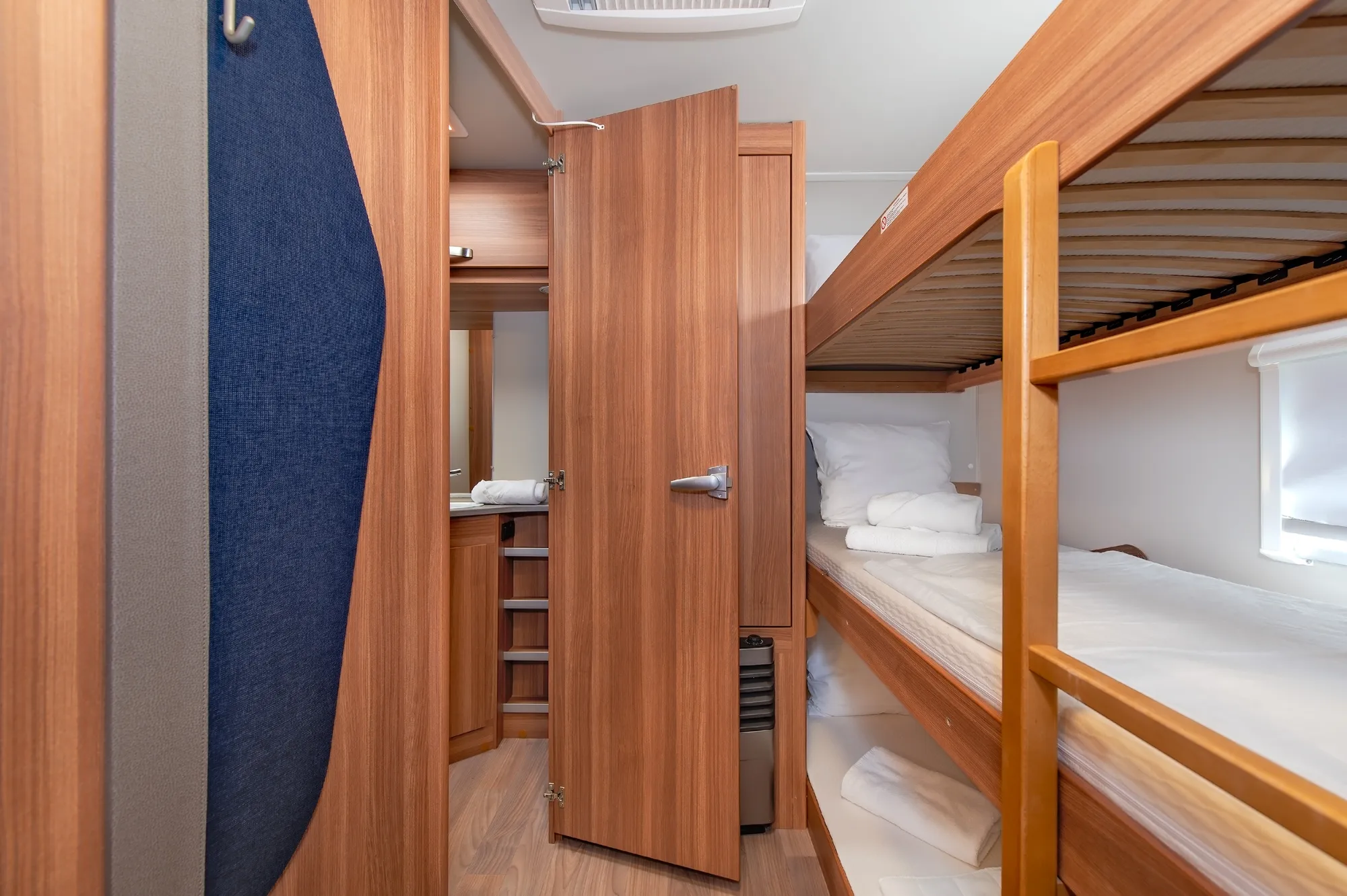 Stockbett im Wohnwagen
